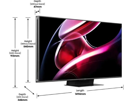 4K (Ultra HD) Smart телевизор HISENSE 65UXKQ